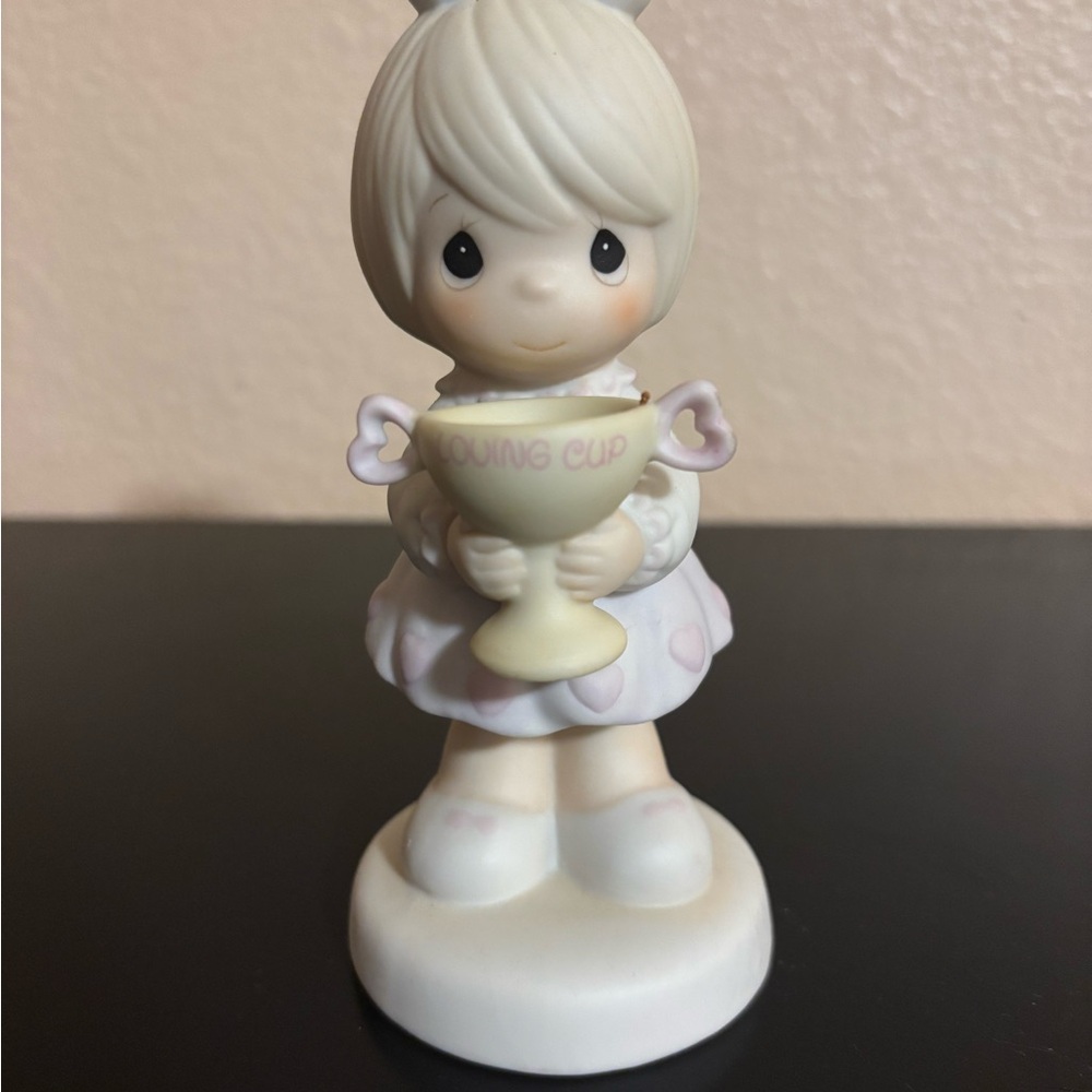 Charming Figurine with Loving Cup
